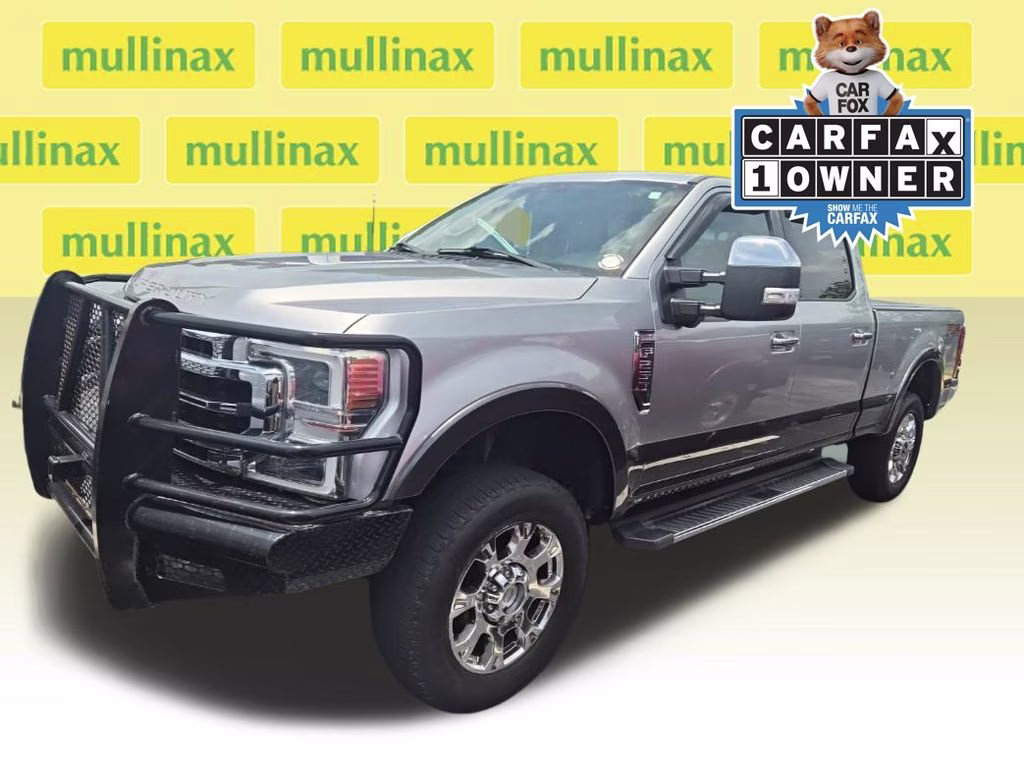 2020 Iconic Silver Metallic Ford Super Duty F-250 SRW Lariat 4X4 Truck
