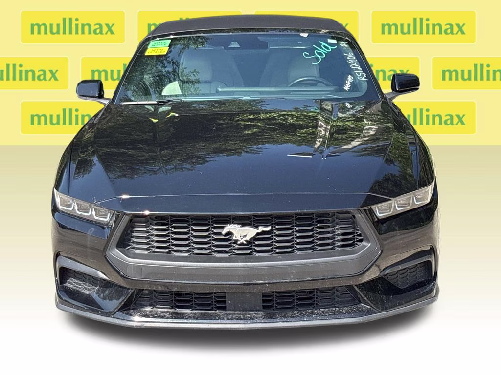 2024 Shadow Black Ford Mustang EcoBoost Premium RWD Convertible