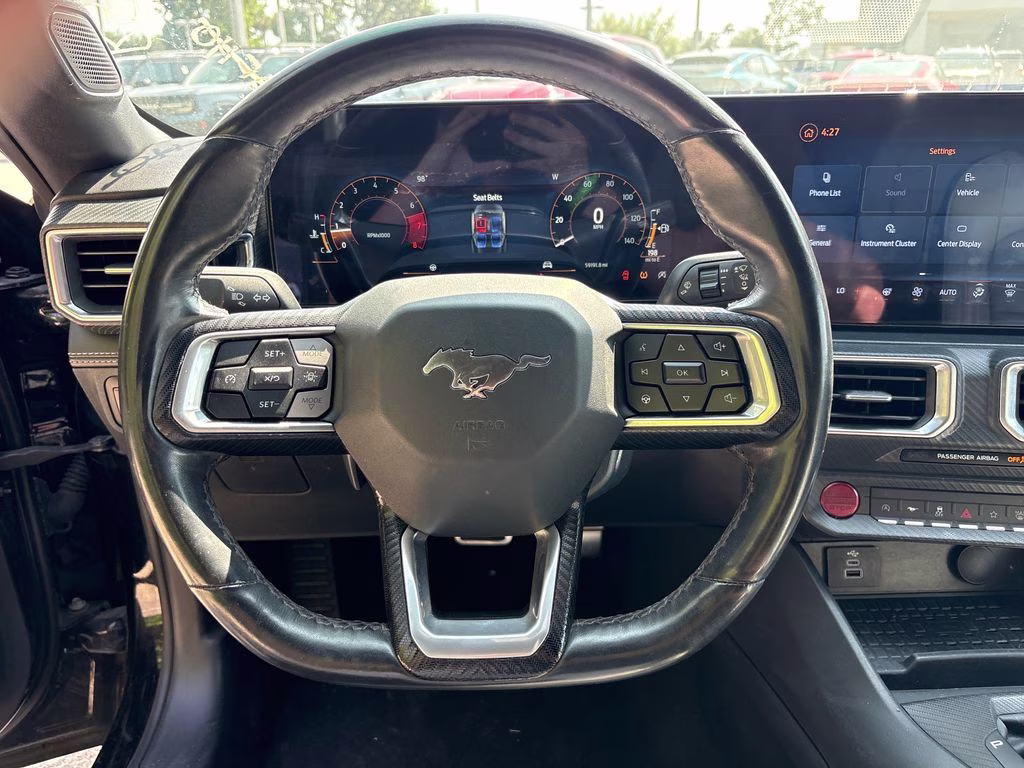 2024 Shadow Black Ford Mustang EcoBoost Premium RWD Convertible