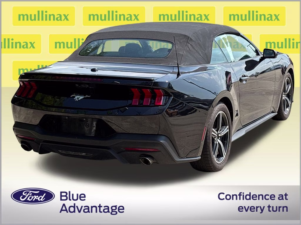2024 Shadow Black Ford Mustang EcoBoost Premium RWD Convertible