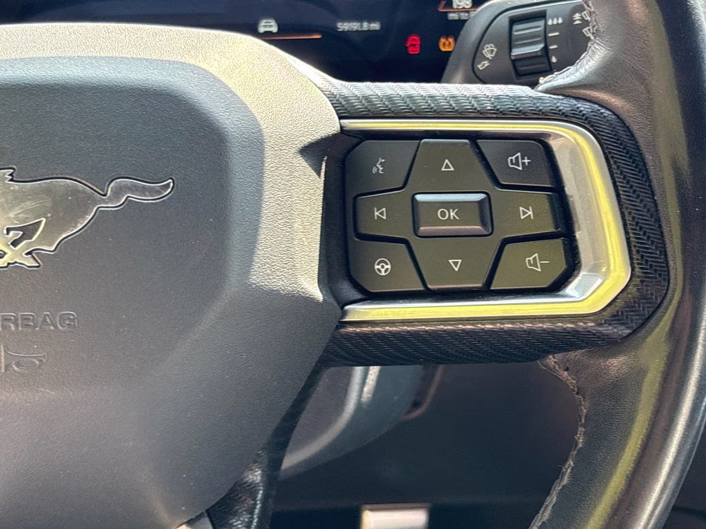 2024 Shadow Black Ford Mustang EcoBoost Premium RWD Convertible