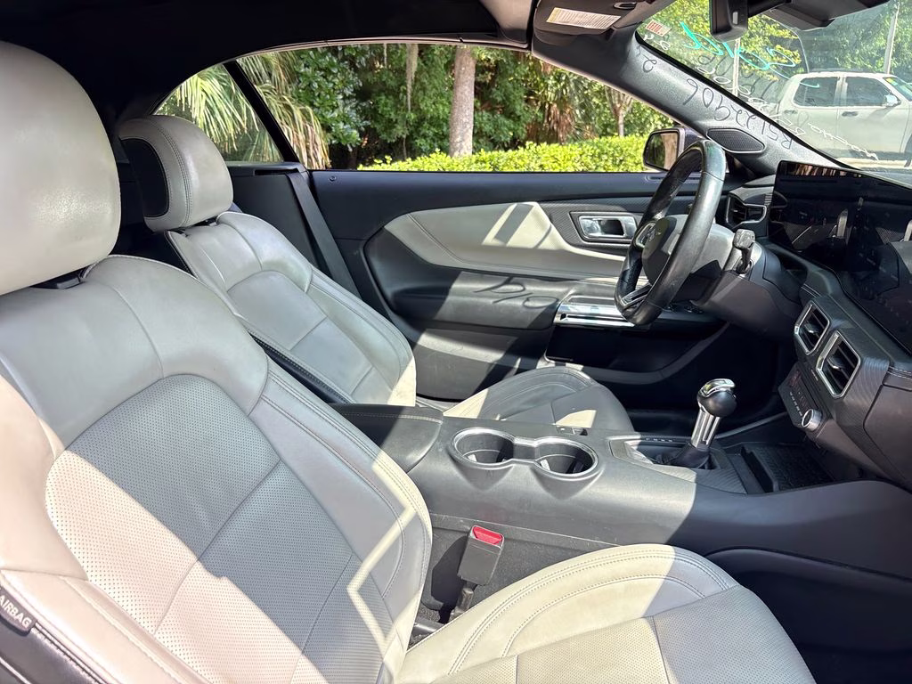 2024 Shadow Black Ford Mustang EcoBoost Premium RWD Convertible