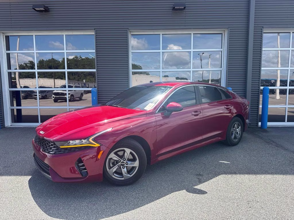 2023 Passion Red Kia K5 LXS FWD Sedan
