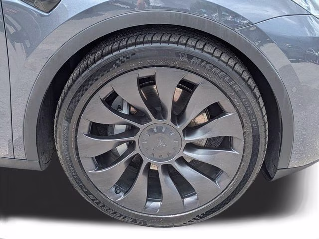 2021 Gray Tesla Model Y Long Range AWD SUV