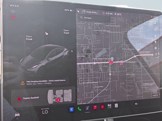 2021 Gray Tesla Model Y Long Range AWD SUV