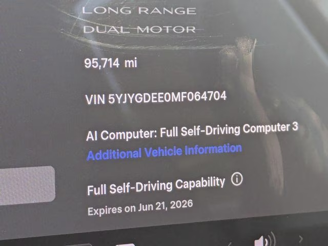 2021 Gray Tesla Model Y Long Range AWD SUV