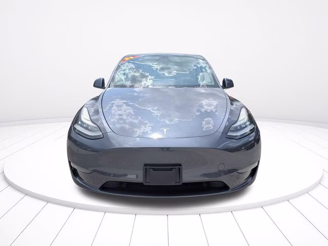 2021 Gray Tesla Model Y Long Range AWD SUV