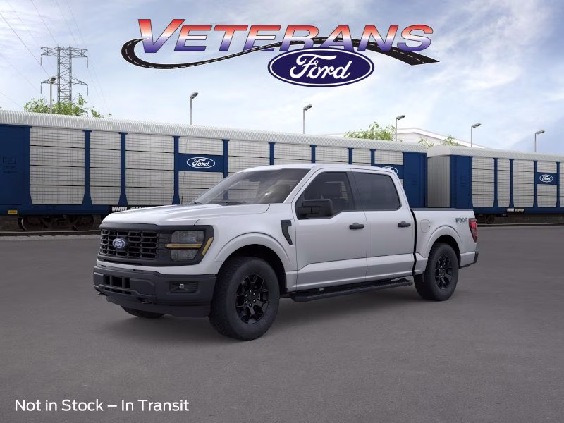 2026 Iconic Silver Metallic Ford F-150 STX Crew Cab Pickup 4X4 Truck