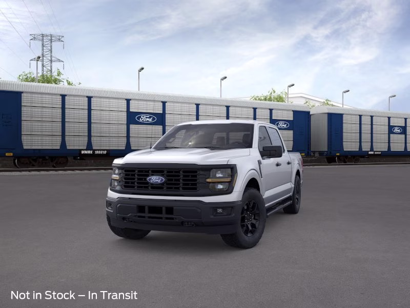 2026 Iconic Silver Metallic Ford F-150 STX Crew Cab Pickup 4X4 Truck