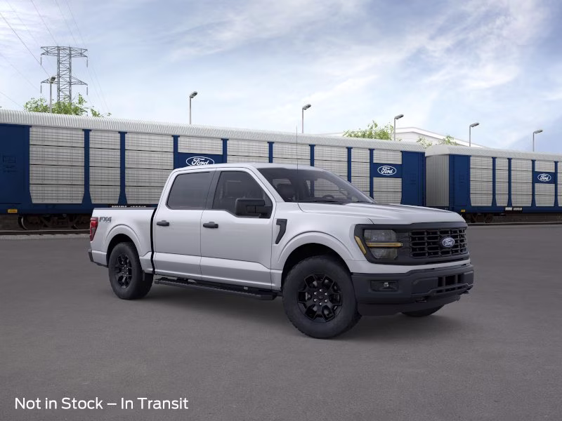 2026 Iconic Silver Metallic Ford F-150 STX Crew Cab Pickup 4X4 Truck