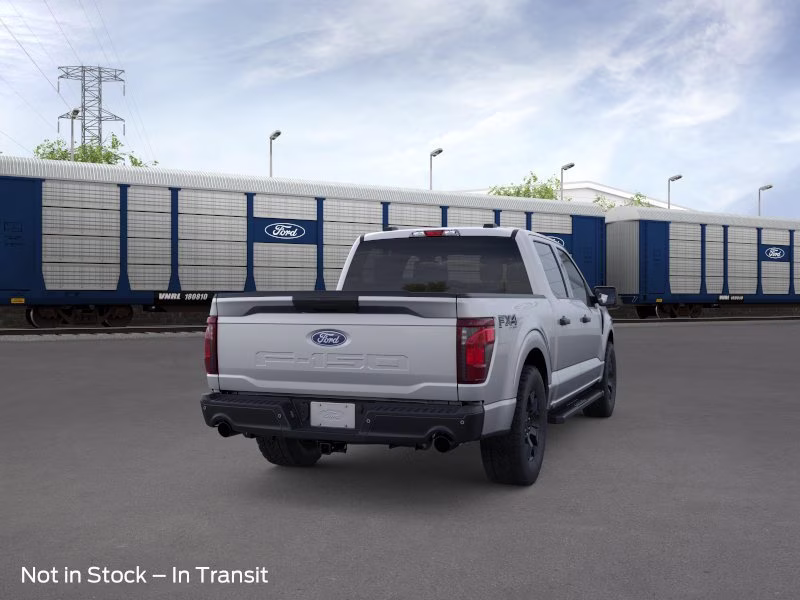 2026 Iconic Silver Metallic Ford F-150 STX Crew Cab Pickup 4X4 Truck