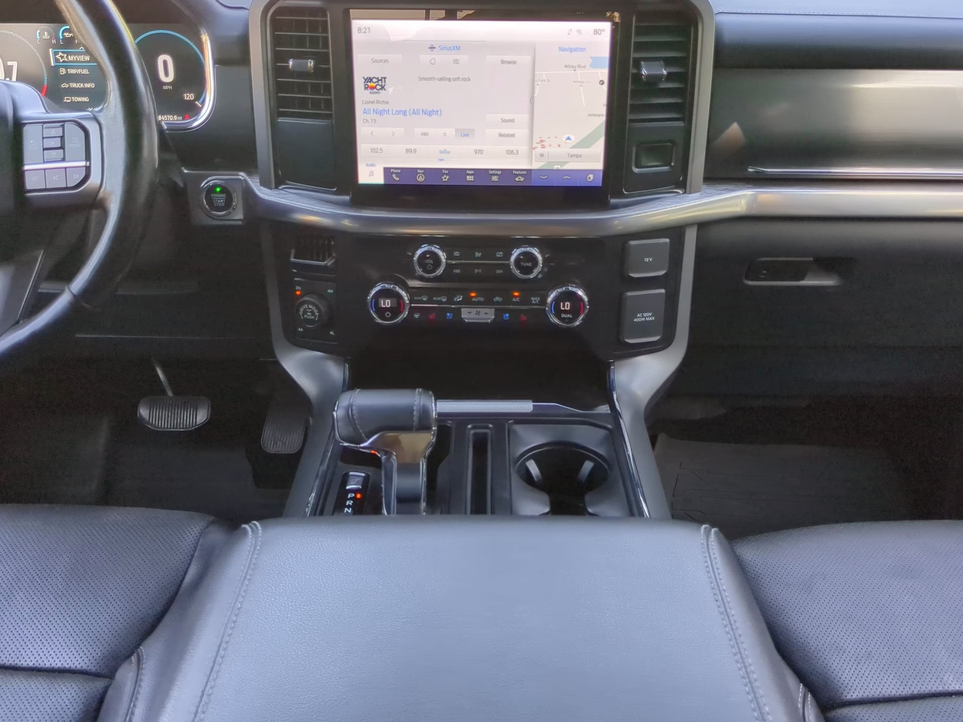 2021 Antimatter Blue Metallic Ford F-150 LARIAT Crew Cab Pickup 4X4 Truck