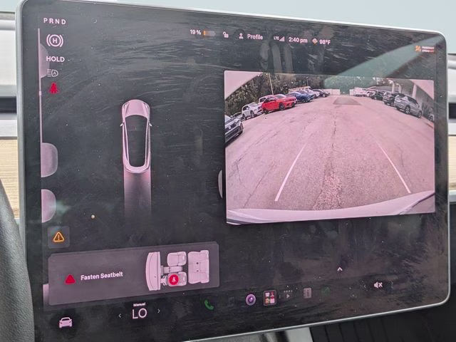 2023 White Tesla Model 3 Base RWD Sedan