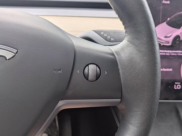 2023 White Tesla Model 3 Base RWD Sedan