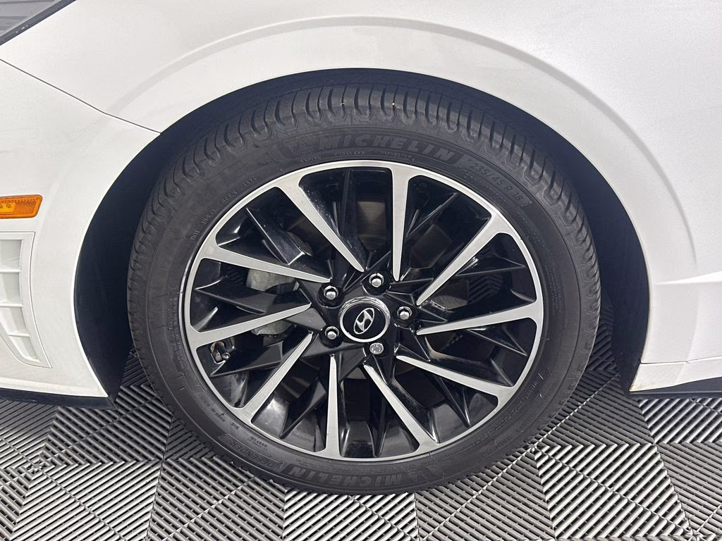 2020 Quartz White Hyundai Sonata SEL Plus FWD Sedan