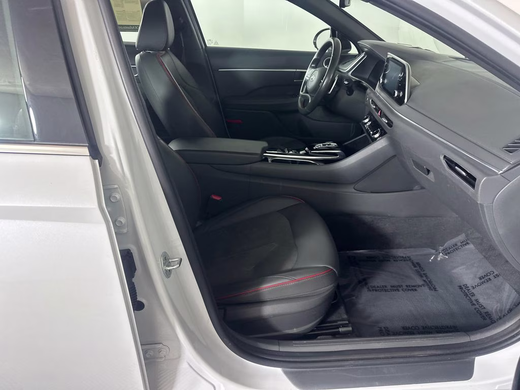 2020 Quartz White Hyundai Sonata SEL Plus FWD Sedan