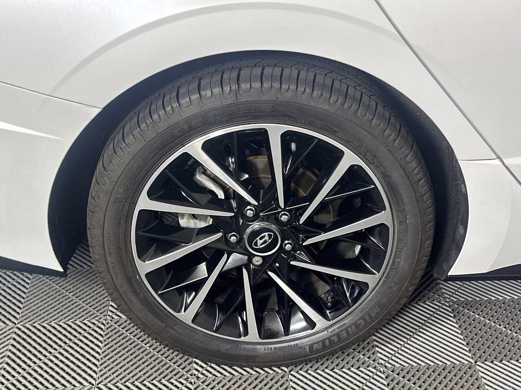 2020 Quartz White Hyundai Sonata SEL Plus FWD Sedan