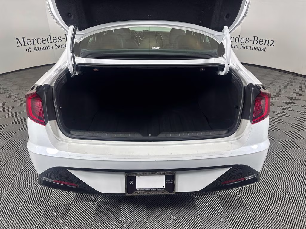 2020 Quartz White Hyundai Sonata SEL Plus FWD Sedan