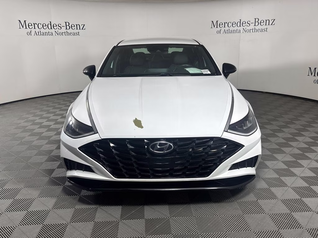 2020 Quartz White Hyundai Sonata SEL Plus FWD Sedan