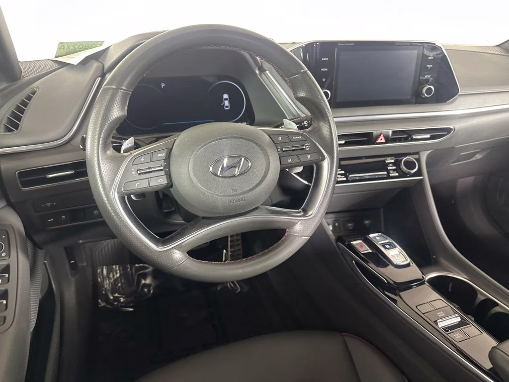 2020 Quartz White Hyundai Sonata SEL Plus FWD Sedan