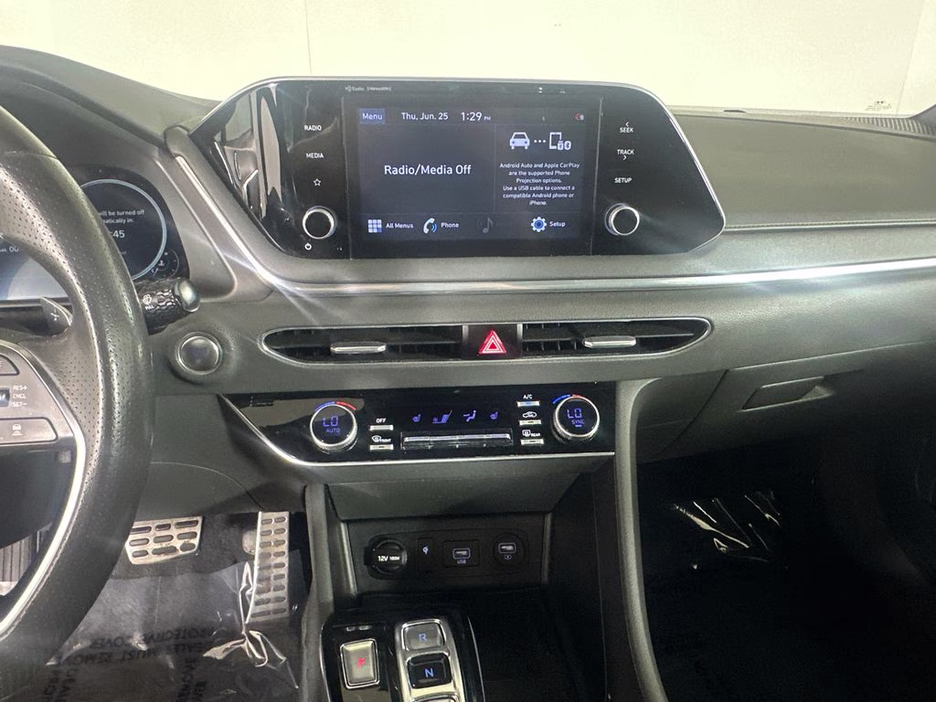 2020 Quartz White Hyundai Sonata SEL Plus FWD Sedan