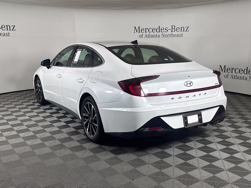 2020 Quartz White Hyundai Sonata SEL Plus FWD Sedan
