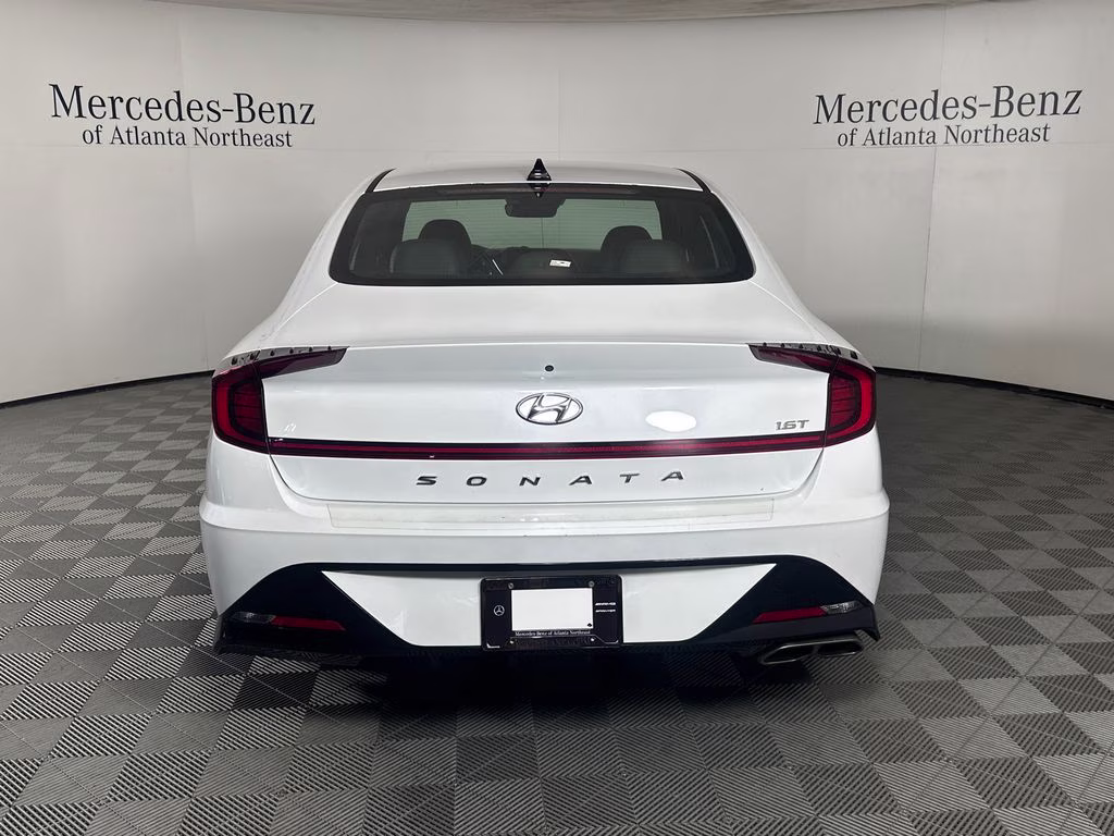 2020 Quartz White Hyundai Sonata SEL Plus FWD Sedan