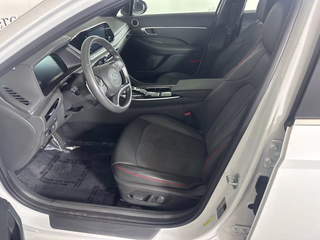 2020 Quartz White Hyundai Sonata SEL Plus FWD Sedan