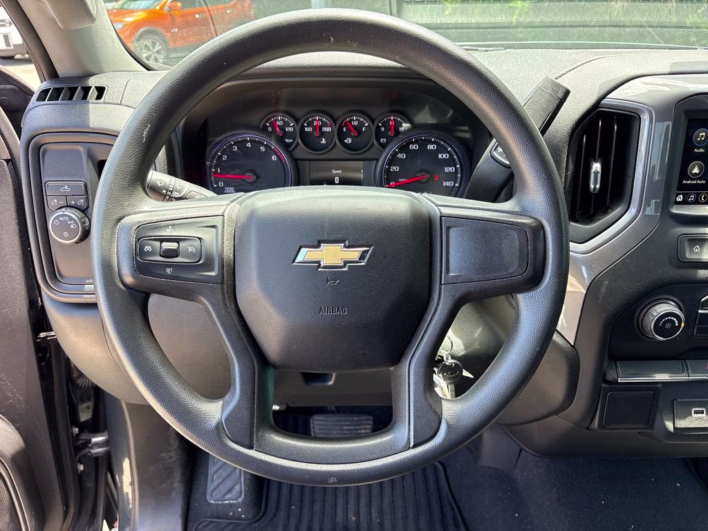 2019 Shadow Gray Metallic Chevrolet Silverado 1500 Custom RWD Truck