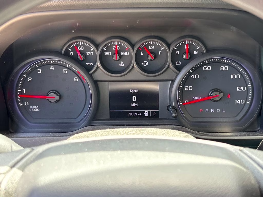 2019 Shadow Gray Metallic Chevrolet Silverado 1500 Custom RWD Truck