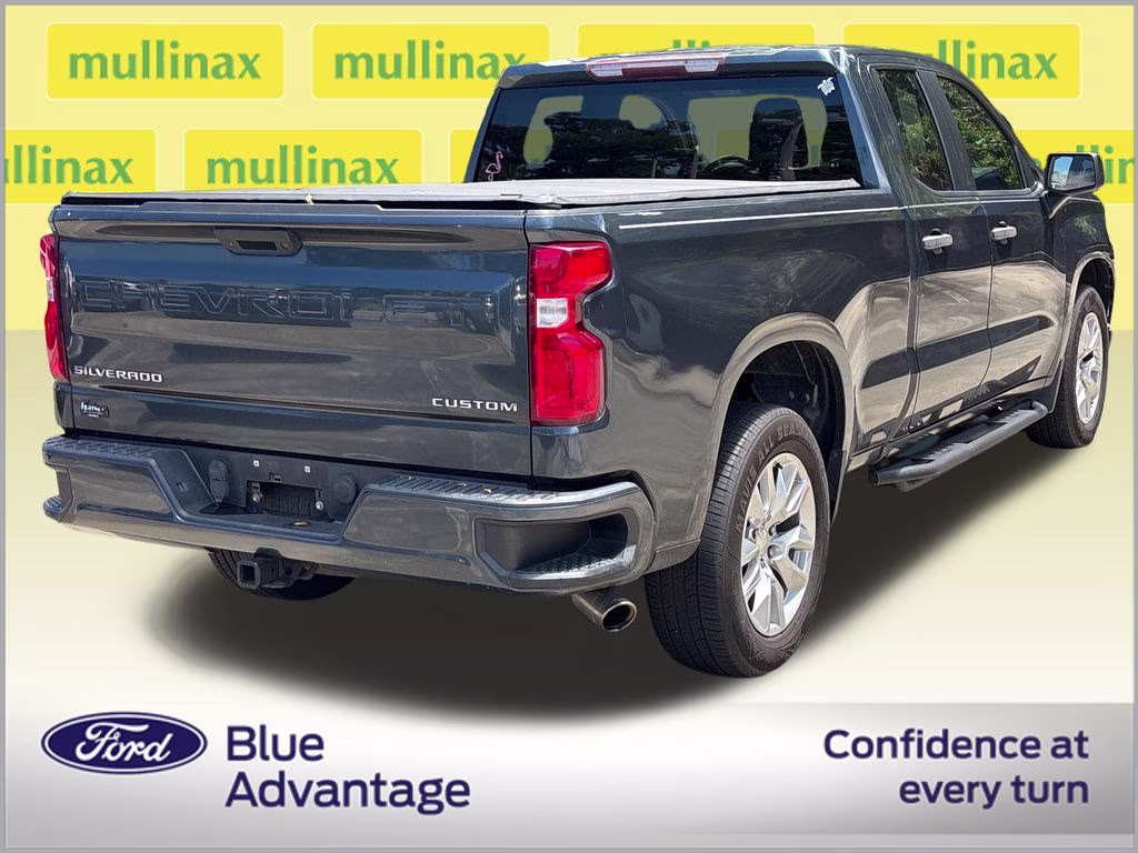 2019 Shadow Gray Metallic Chevrolet Silverado 1500 Custom RWD Truck