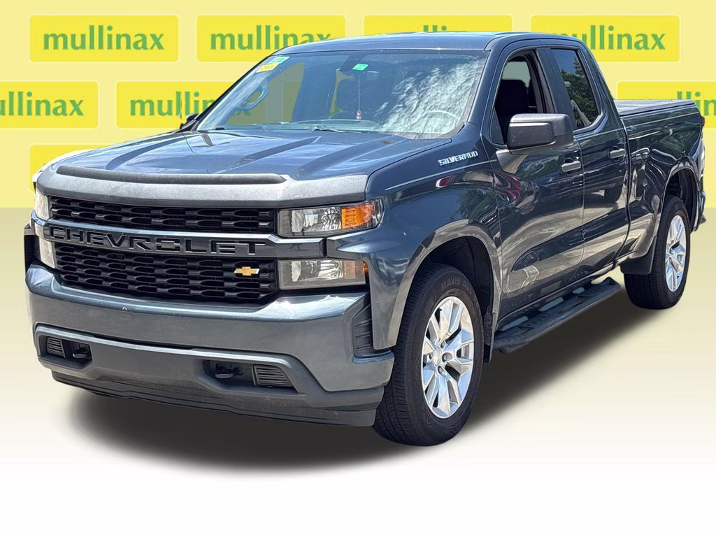 2019 Shadow Gray Metallic Chevrolet Silverado 1500 Custom RWD Truck