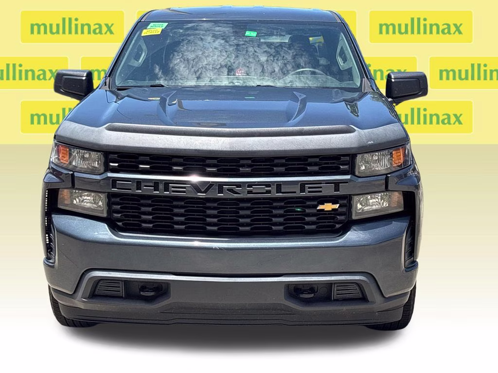 2019 Shadow Gray Metallic Chevrolet Silverado 1500 Custom RWD Truck