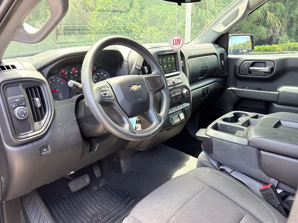 2019 Shadow Gray Metallic Chevrolet Silverado 1500 Custom RWD Truck