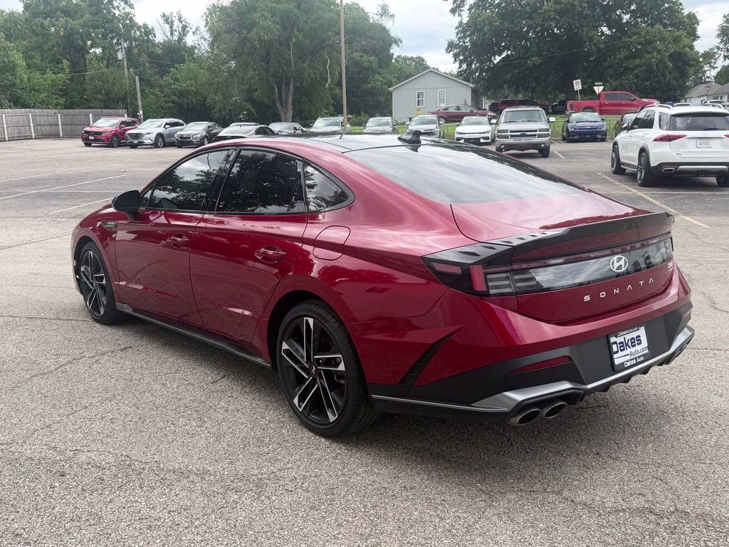 2025 Ultimate Red Hyundai Sonata N Line FWD Sedan