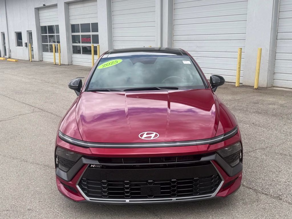 2025 Ultimate Red Hyundai Sonata N Line FWD Sedan