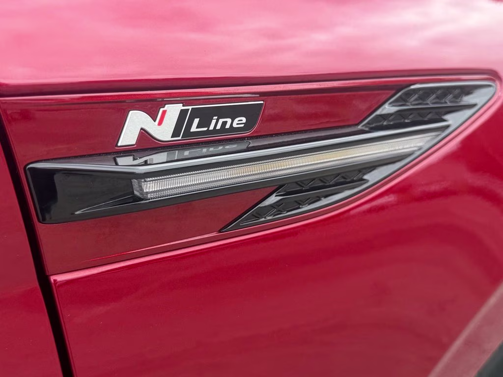 2025 Ultimate Red Hyundai Sonata N Line FWD Sedan