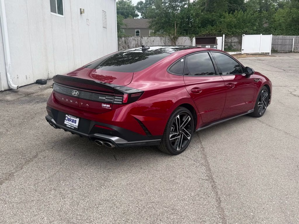 2025 Ultimate Red Hyundai Sonata N Line FWD Sedan