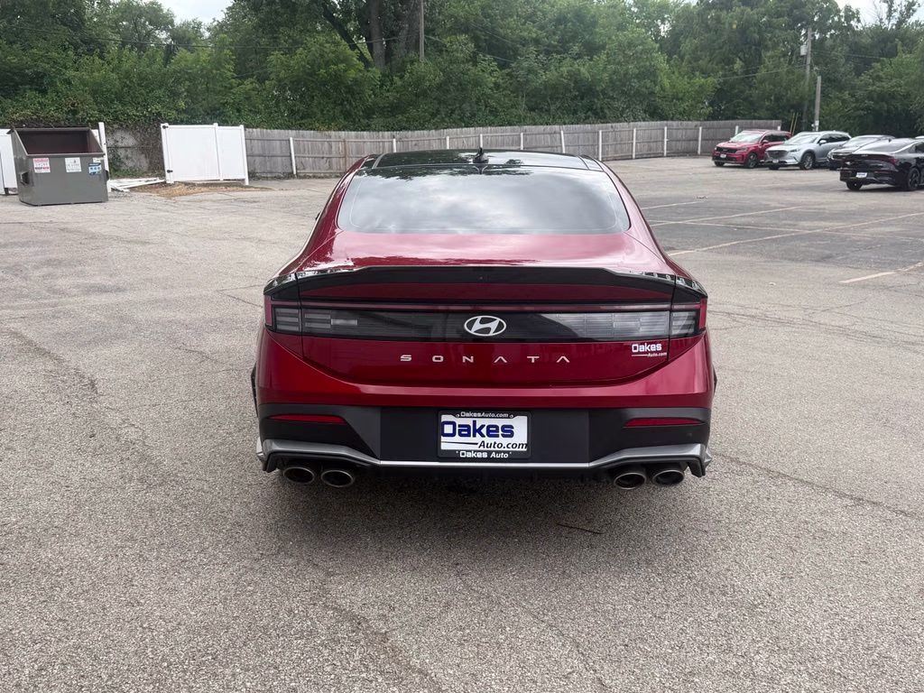 2025 Ultimate Red Hyundai Sonata N Line FWD Sedan