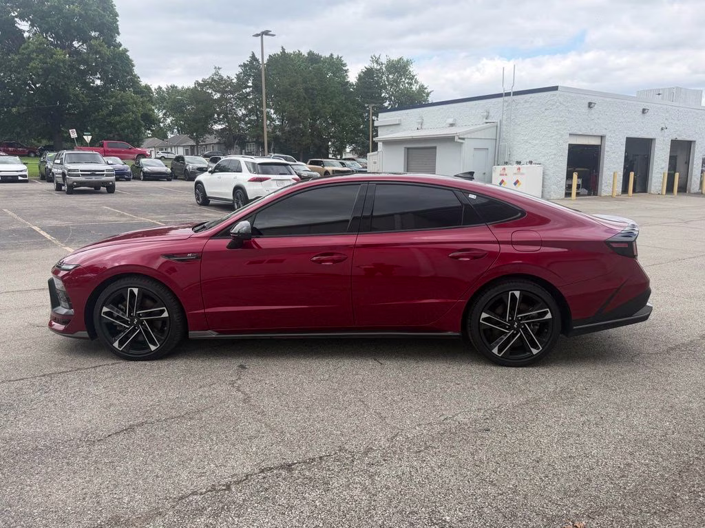 2025 Ultimate Red Hyundai Sonata N Line FWD Sedan