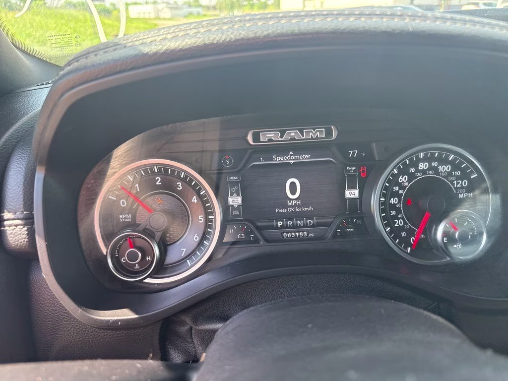 2019 Flame Red Clearcoat Ram 1500 Rebel 4X4 Truck