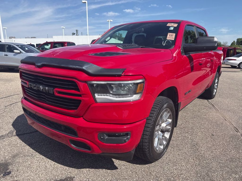 2019 Flame Red Clearcoat Ram 1500 Rebel 4X4 Truck
