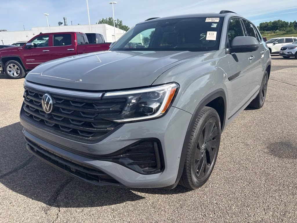 2024 Pure Gray Volkswagen Atlas Cross Sport 2.0T SEL Premium R-Line AWD SUV