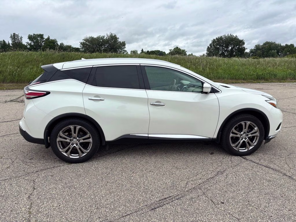 2015 Pearl White Nissan Murano Platinum AWD SUV