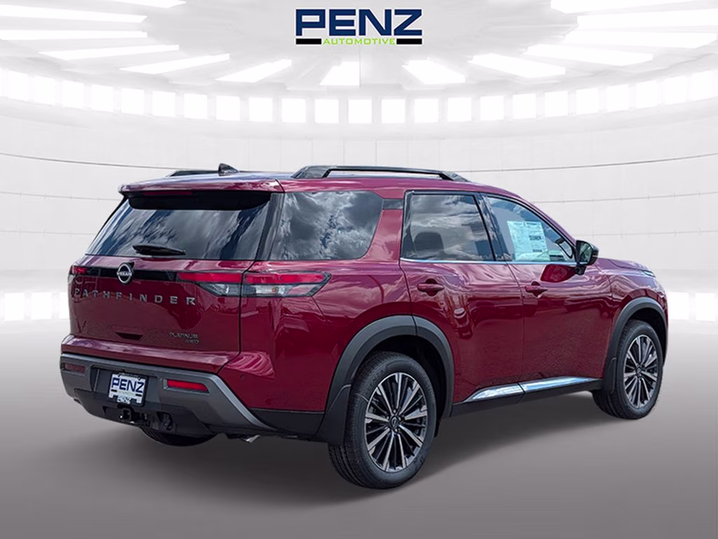 2026 Scarlet Ember Tintcoat Nissan Pathfinder Platinum 4X4 SUV