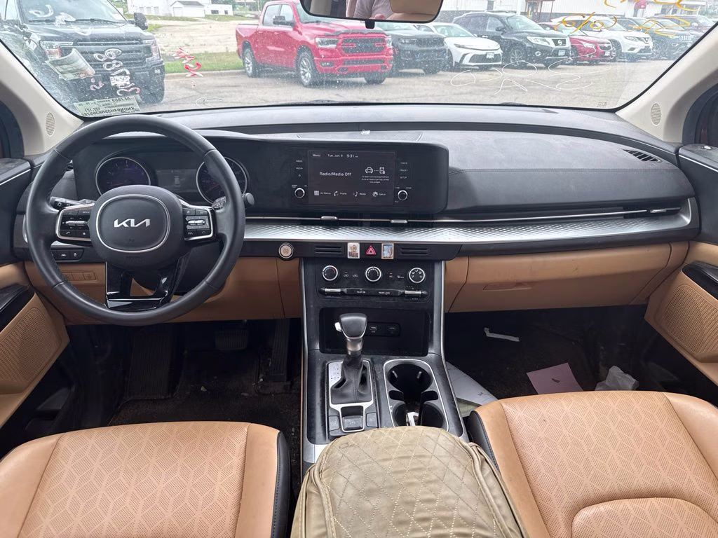 2024 Flare Red Kia Carnival LX Seat Package FWD Van