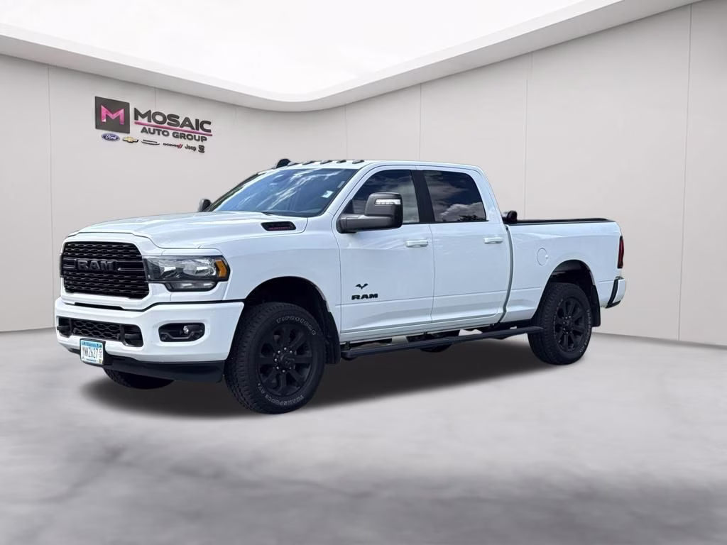 2024 Bright White Clearcoat Ram 3500 Big Horn 4X4 Truck