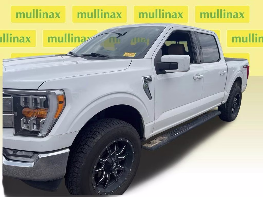 2021 Oxford White Ford F-150 Lariat 4X4 Truck