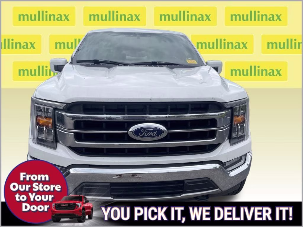 2021 Oxford White Ford F-150 Lariat 4X4 Truck