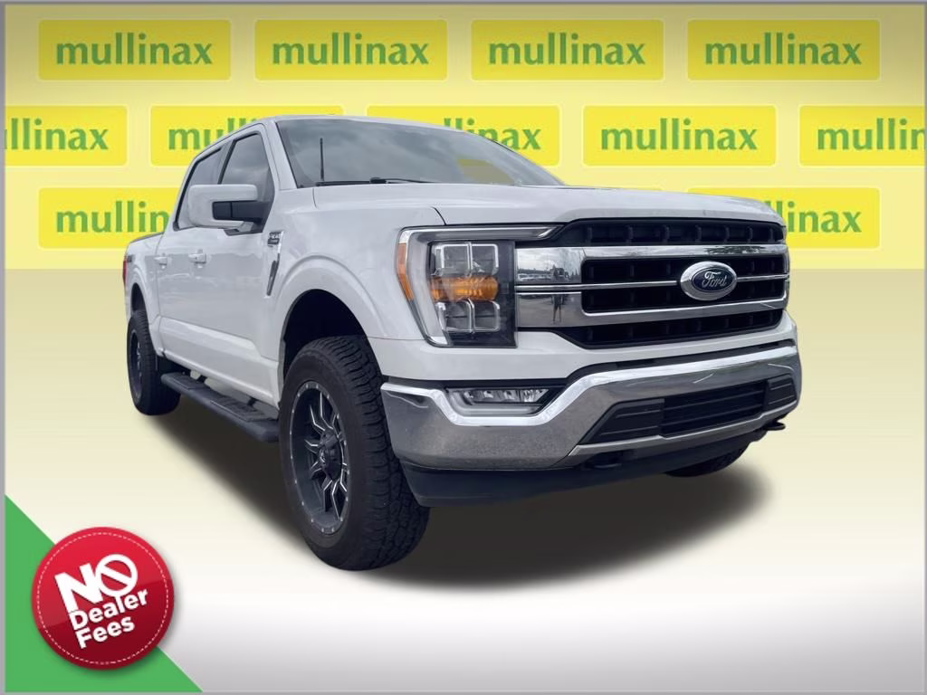 2021 Oxford White Ford F-150 Lariat 4X4 Truck
